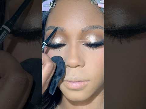 if you want to achieve a makeup filtered  look follow these steps!☆ #makeuptutorial #blackgirlmakeup