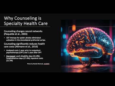 Why Counseling is Specialty Health Care