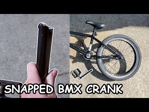 It finally happened! (BMX crank snapped)