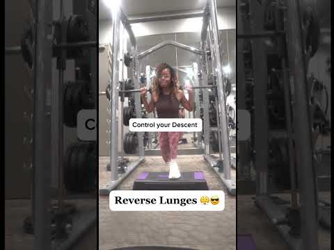 Build Leg Muscle - Reverse Lunges #fitnesschallenge