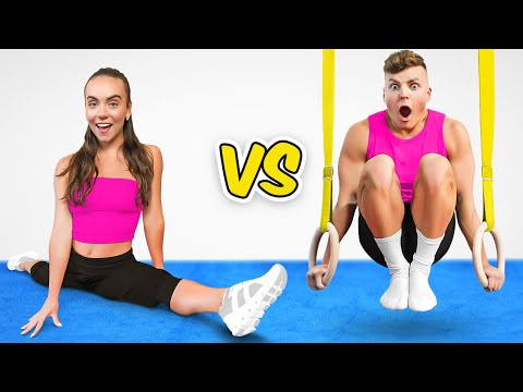 I Survived 7 GYMNASTICS Challenges You’d Never Try!