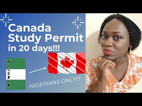 Nigerians Only| Canadian Study Permit in 20 days | Study Abroad | Study in Canada for Nigerians