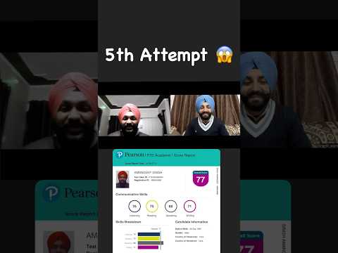 PTE exam review amandeep Singh 77 Scores ( Gurwinder PTE )