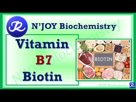 12: Vitamin B7-Biotin | Water Soluble Vitamins| Vitamins| Biochemistry| @NJOYBiochemistry