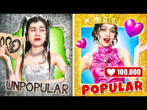 Unpopular Sister Vs Popular Sister! Homeless Girl Becomes Superstar!