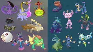 ALL Monsters Ethereal Workshop Fanmade Vs Wublin | My Singing Monsters