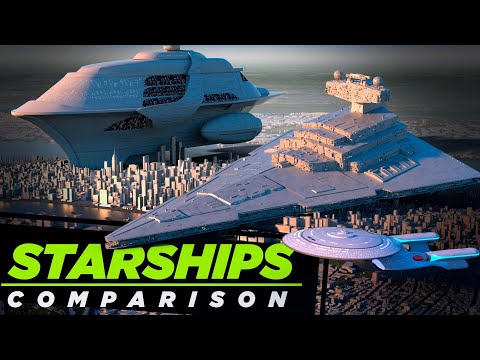 🚀 Biggest STARSHIPS 🛸 3D Comparison