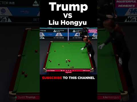 Judd Trump Takes on Lyu Hongyu - English Open Snooker 2024 - R1 F1 #shorts #snooker #cuesports #judd