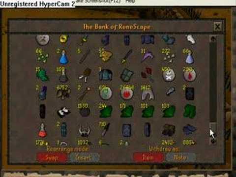 my runescape bank