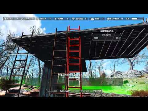 Fallout 4 | Climbable workshop ladders early demo