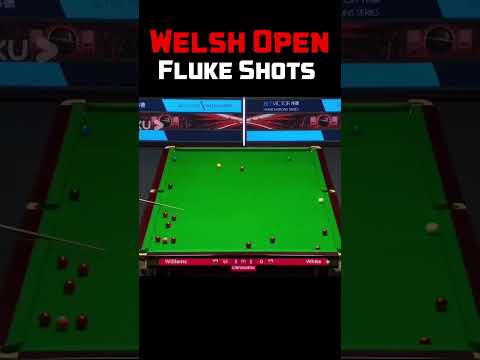 Welsh Open Snooker Flukes shots #snookermoments  #ronnie #markselby