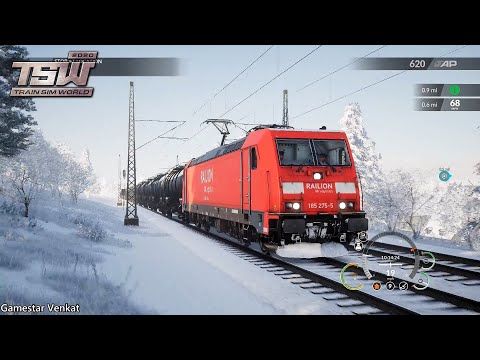 Electric Freight Loco Train Driving in Train Sim World