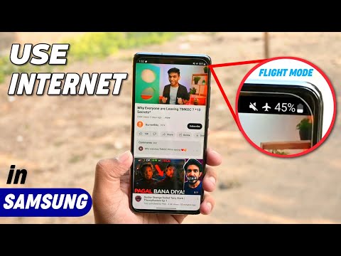 How to Use Internet in Flight Mode in Any Samsung Phone