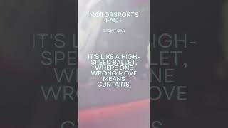 Sprint Car | Track Tales: Fast Facts in Motorsports #facts #SpeedFacts #RacingTrivia #MotorSport