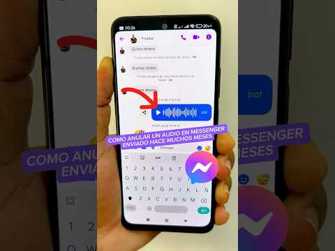 Cómo anular el envío de un audio en Messenger enviado hace muchos meses