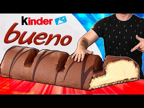 I Made A Giant Kinder bueno / Kinder surprise / Kinder Country / KitKat / Twix / Bounty / Skittles