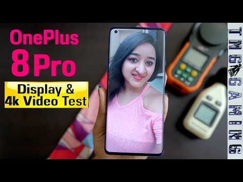 ONEPLUS 8 PRO 5G - 4K Video & Display Test