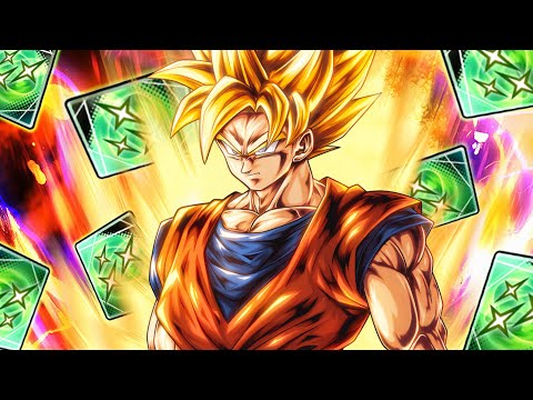 YEAH THEY MESSED UP LOL... I gave LF SSJ Goku INFINITE AOE GREEN CARDS!!! (Dragon Ball Legends)