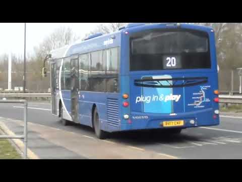 Wright Eclipse 3 Volvo B8RLE Metrobus 6022 BV17CKF on a 20 Leaving at Gatwick Airport South Terminal