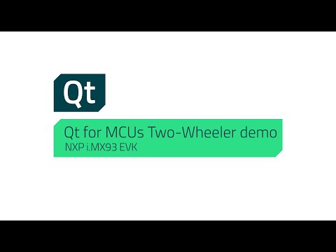 Qt for MCUs: Two-Wheeler demo on NXP i.MX93 EVK with Boot2Qt Linux