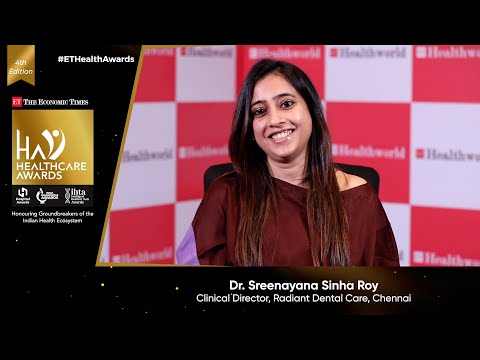 Dr. Sreenayana Sinha Roy at #ETHealthAwards