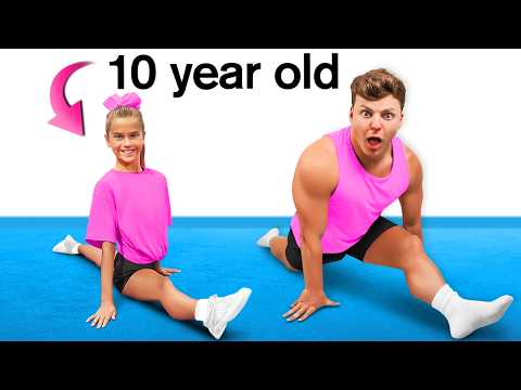 KIDS vs ADULTS Gymnastics Challenge!