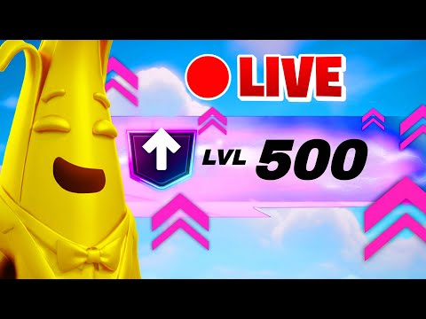 🔴 LIVE - UNLOCKING LEVEL 500 IN FORTNITE CHAPTER 6!