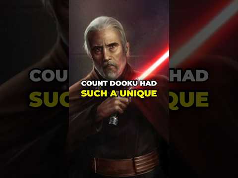 Why Dooku Had a Curved Lightsaber #starwars #countdooku