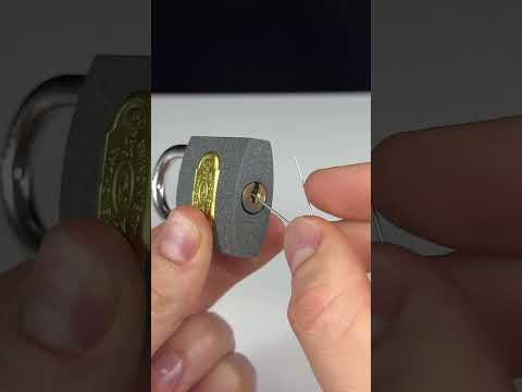 How to open a lock easy way