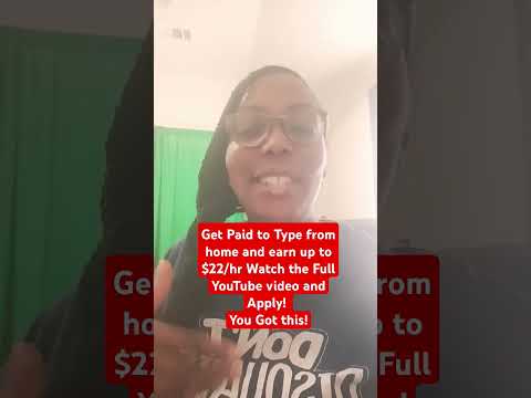 5 WFH Jobs Get Paid to Type – Work from Home & Earn Money Fast!#shorts