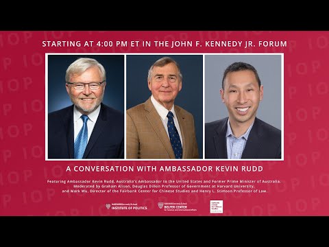 A Conversation with Ambassador Kevin Rudd