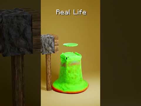 Minecraft vs Real Life 3D Simulations 🔥🔥🔥