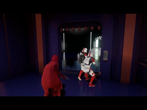 The Imperial Royal Guard and Shock Troopers defend Coruscant: Star Wars Battlefront 2