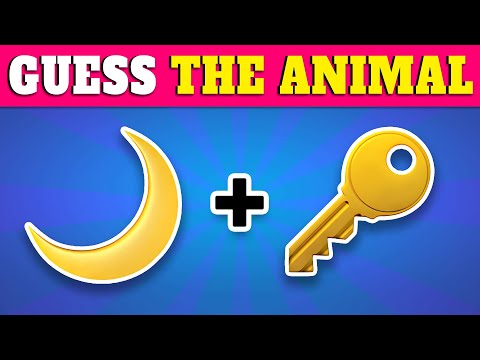 Guess the ANIMAL by Emoji? 🐶🫎 Quiz Rainbow