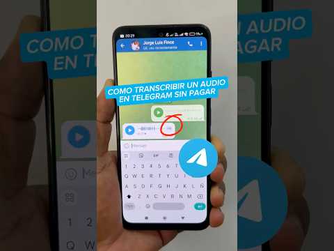 Cómo transcribir un audio en Telegram sin pagar