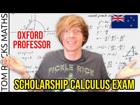 Oxford University Mathematician takes New Zealand High School Maths Exam