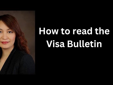 How to read the Visa Bulletin