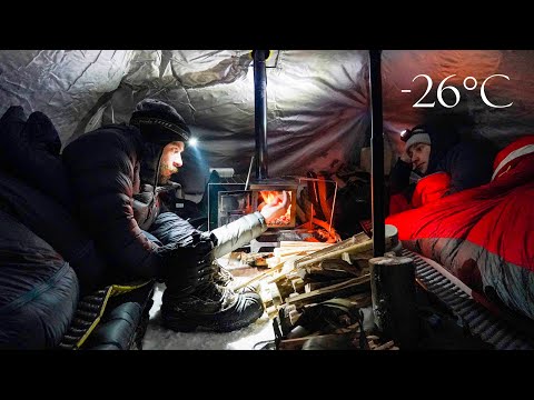 3 Days Ice Fishing and Hot Tenting