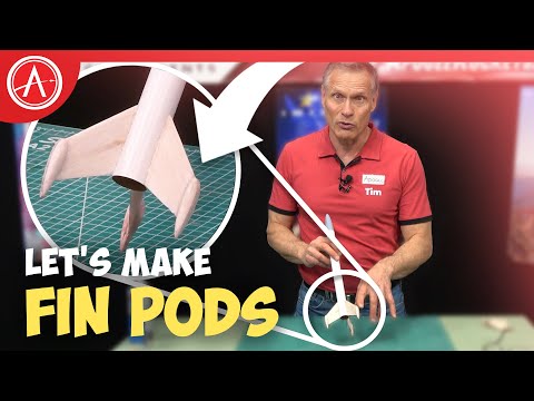 How to Create Decorative Fin Pods for Your Model Rockets!