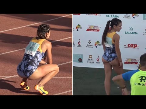 Maria Isabel Perez 100m | Ibiza 2023 | (Very close race!)