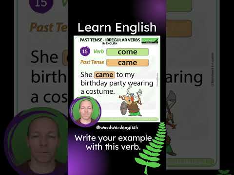 Past Tense of COME in English ✅ English Pronunciation of CAME | Learn English Irregular Verbs