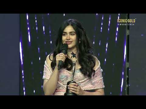 Adah Sharma for winning the Iconic Gold Awards in Best Actress Critic's For The Kerala Story