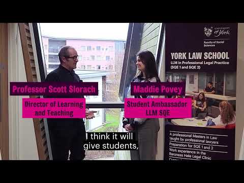 Prof. Scott Slorach talks about why do an SQE at YLS