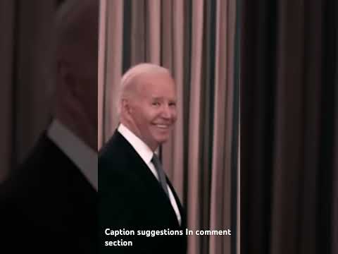 Caption in comment section #biden #smile #happy