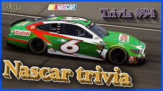 Nascar Trivia -_- The 94th Trivia Question