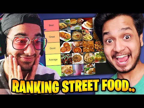 Indian Street Food Tier List (FUNNIEST EDITION)