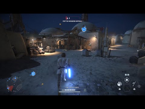 STAR WARS Battlefront II Galactic Assault (PS5) Luke Skywalker Gameplay