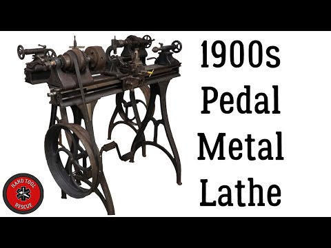 1900s Pedal Metal Lathe [Restoration]