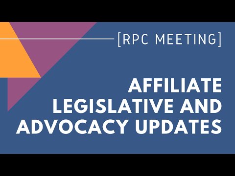 MHA's February 2021 RPC Meeting: Affiliate Legislative and Advocacy Updates