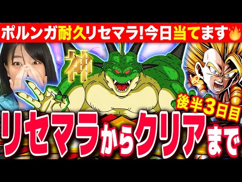 【ドッカンバトル】神ポルンガリセマラ ガチャ耐久!クリアまでRTA 3日目 LIVE 【ドラゴンボールZ ドカバト】